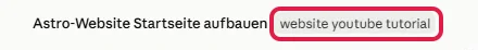 Name des Website-Ordners oben in Claude Code, rot markiert