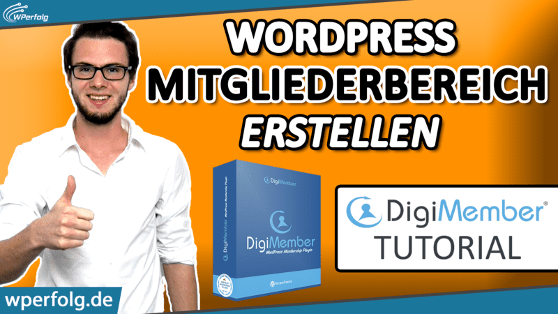 WordPress digimember Mitgliederbereich erstellen