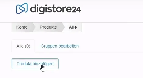 produkt hinzufügen