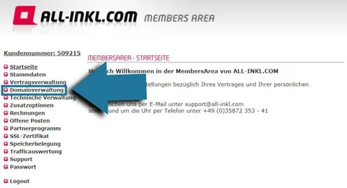 Domain erstellen Membersarea bild domainverwaltung
