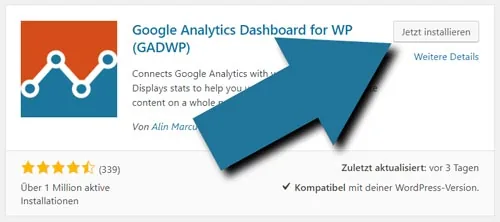 Google analytics für wordpress installieren