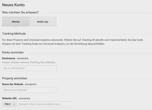 tutorial neues google analytics konto erstellen und mit wordpress verbinden 