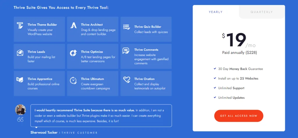 thrive apprentice preise jährlich