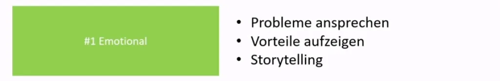 verkaufsseite emotional
