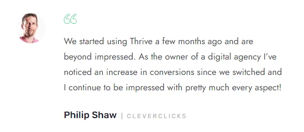 Thrive Themes Erfahrungen Phillip Shaw