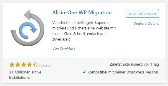 all in one wp migration plugin
