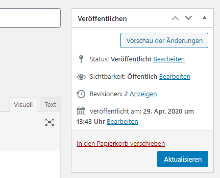 wordpress-beitrag-entfernen-classic