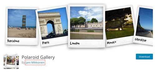 polaroid gallery plugin