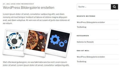 wordpress polaroid gallery plugin