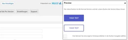 Max Buttons WordPress Button einfügen