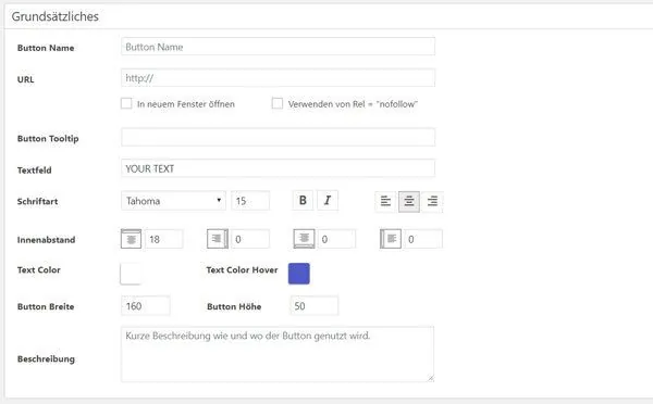 wordpress button einfügen