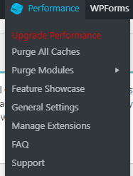 performance adminleiste