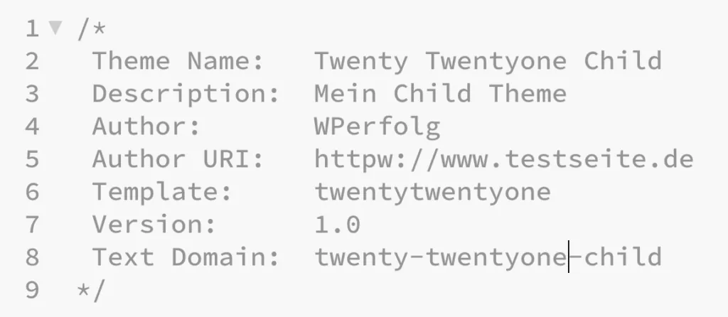 wordpress child theme ftp css code