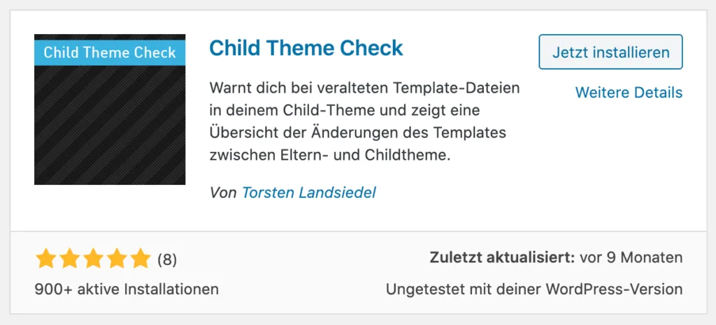 wordpress-child-theme-plugin-check sicherheit