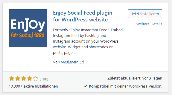 enjoy social feed