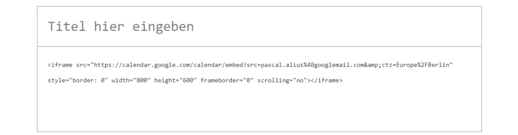 code einfügen wordpress