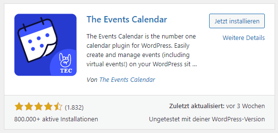 the events manager plugin