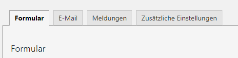 Reiter Formular bei Contact Form 7