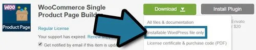 Plugin zip datei codecanyon