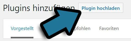 wordpress plugin hochladen