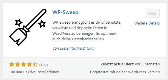 wp sweep