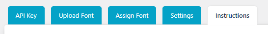 use any font menü