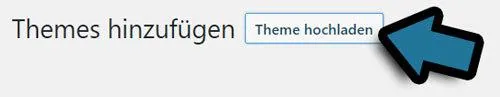 wordpress theme installieren