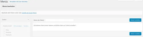 menü erstellen Website erstellen tutorial deutsch