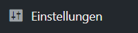 wp einstellungen menüpunkt