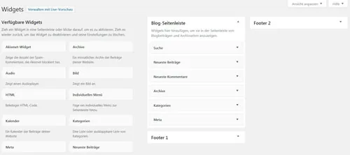 wp widget anleitung video pdf