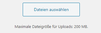 upload limit
