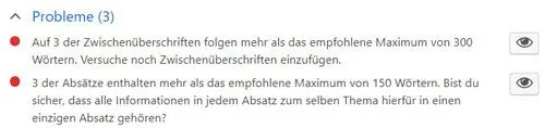 lesbarkeitsanalyse yoast