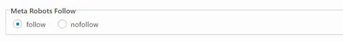 meta robots follow wpseo