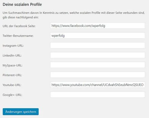 soziale netzwerke yoast seo einstellungen
