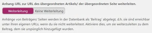 yoast permalink Anhang URL weiterleitung