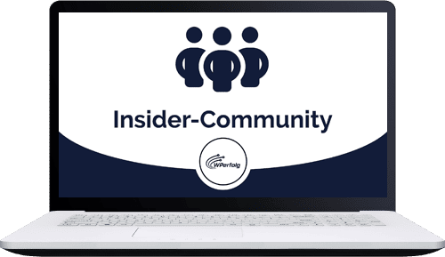 Bonus: Insider-Community – Laptop-Ansicht