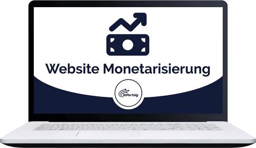 Bonus: Website Monetarisierung – Laptop-Ansicht