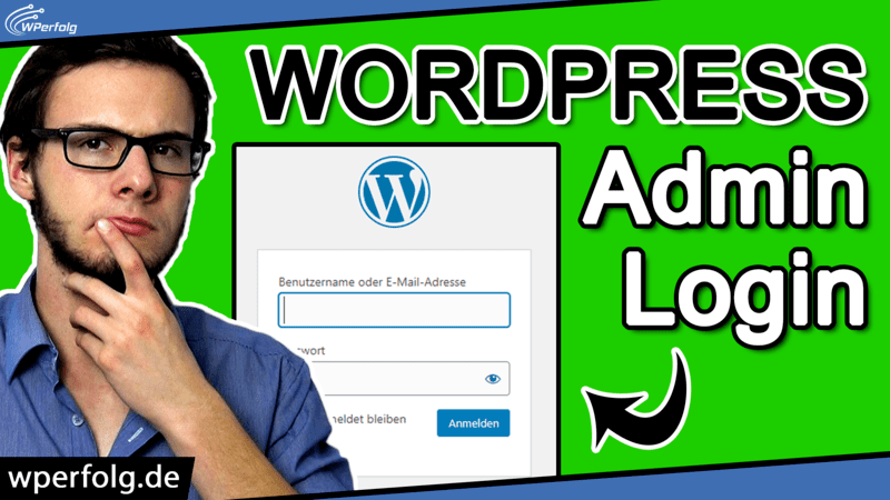 wordpress admin login finden url vergessen passwort funktioniert nicht vorschaubild