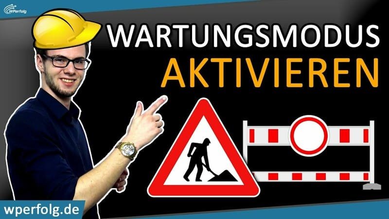 wordpress wartungsmodus wperfolg