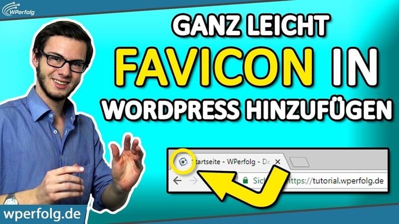 wordpress favicon einfuegen aendern f