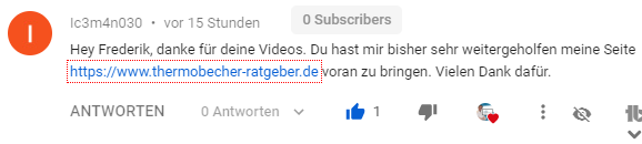 youtube feedback seo anleitung