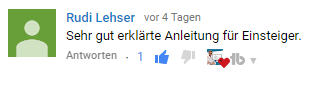 wperfolg wordpress youtube kommentar 1