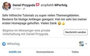Erfahrung von - Daniel Pryzgoda