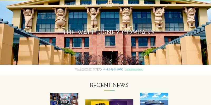 walt-disney-webseite-ist-mit-wordpress-erstellt