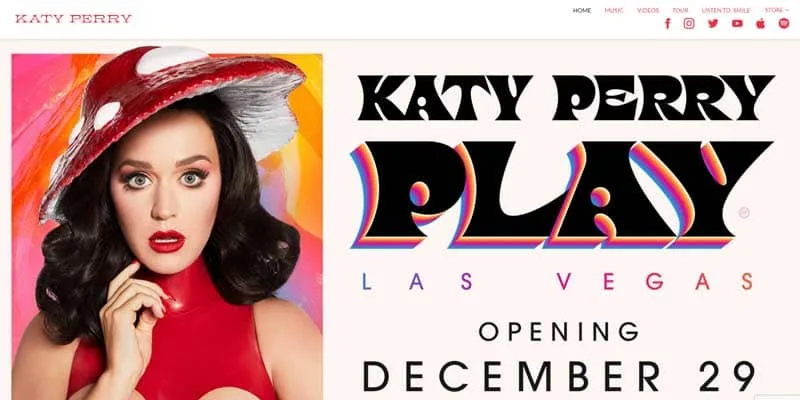 wordpress-website-von-katy-perry